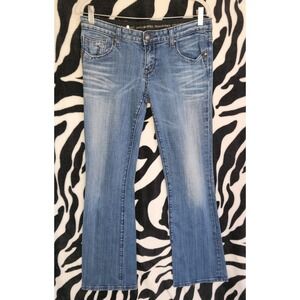 Vintage‎ Y2K ReRock Express Women's Bootcut Low Rise Stretch Jeans Size 8R 31/32